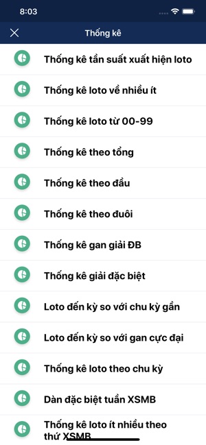 Bảng thống kê tần suất xuất hiện của các đầu số trong xổ số Miền Bắc